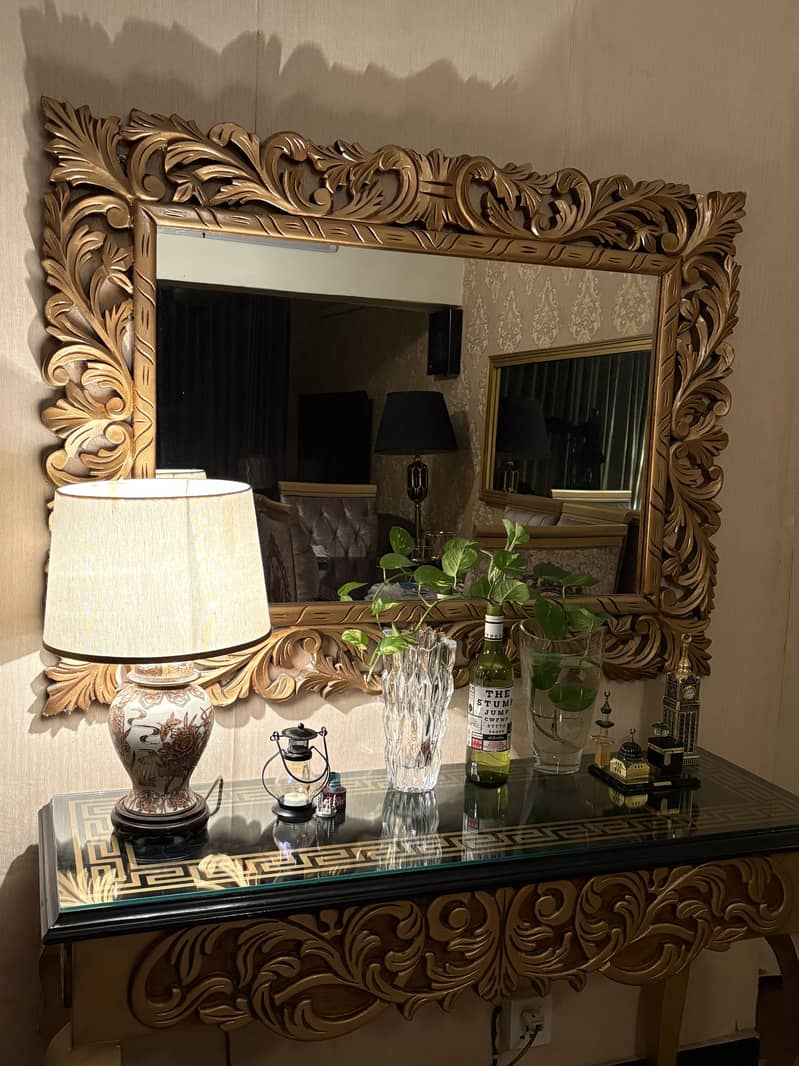 Console table with mirror 1