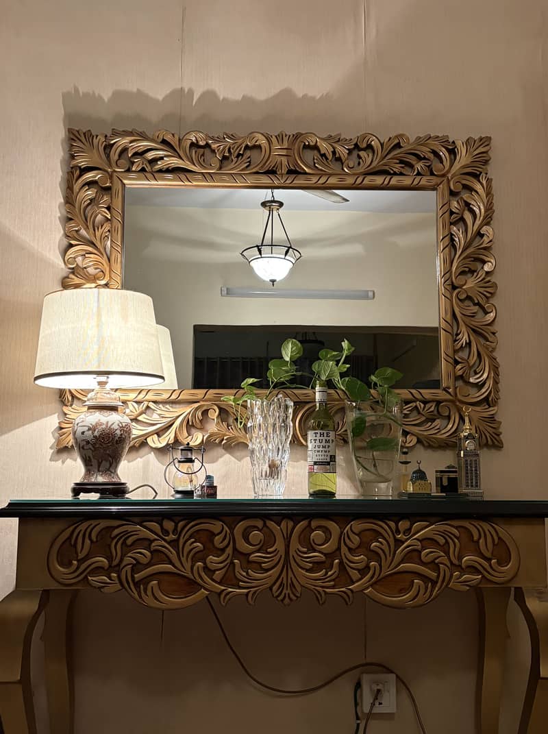 Console table with mirror 2