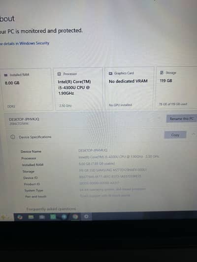 Lenovo thinkpad laptop