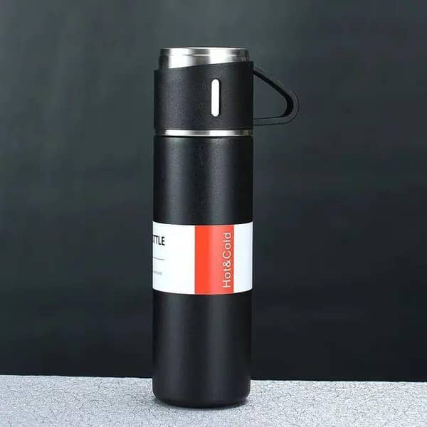 Stainless Steel Vacuum Bottle 500ml Thermos Bottle & Cup –High Quality Stainless Steel Material  Vacuum Flask for Hot & Cold Water, Coffee, Tea, Milk, Travel & Outdoor Use