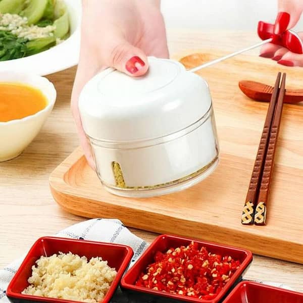 Hand Pull Speedy Chopper Turbo Cutter Mini Hand Pull Food choppers Vegetable Grinder