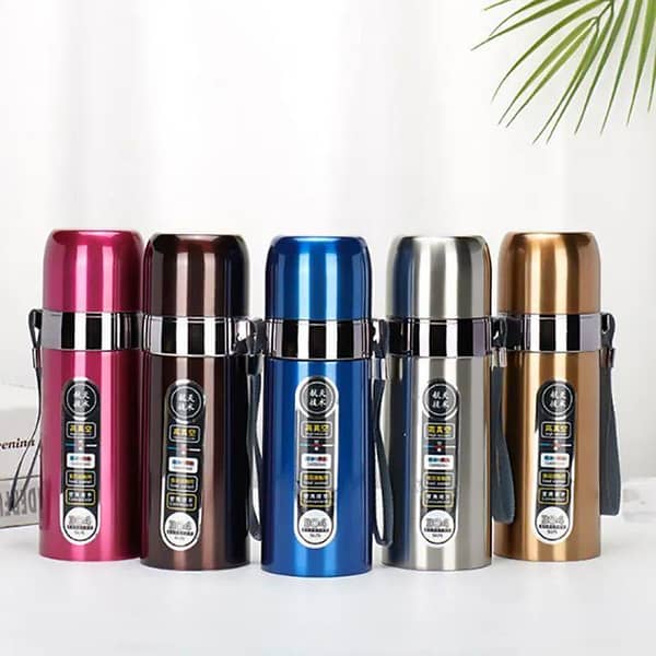 Water Bottle 500ml Stainless Steel Vacuum Flask Hot And Cold Double layer-304 steel for school kids Girls & Boys