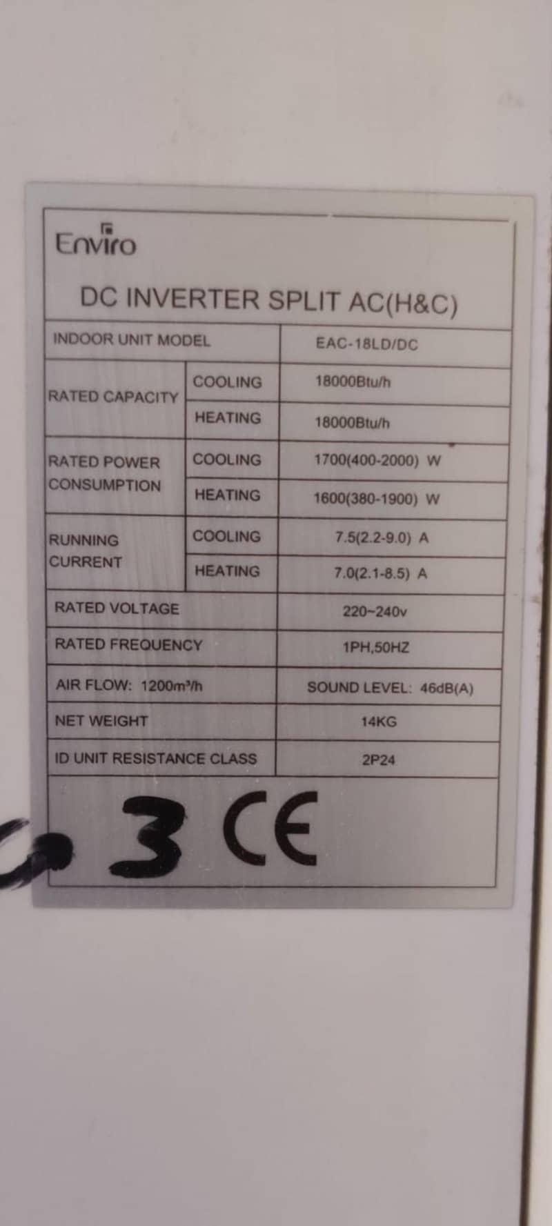 AC Enviro EAC-18LD/Dc 2