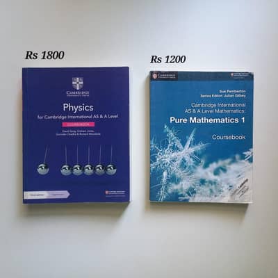 A Level AS Physics and Maths Cambridge Coursebooks