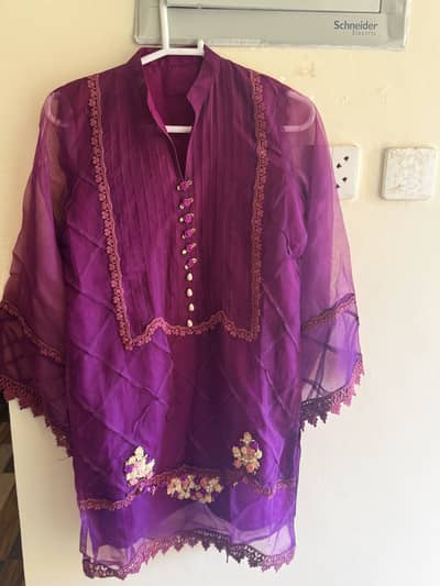 Organza semi formal shirt