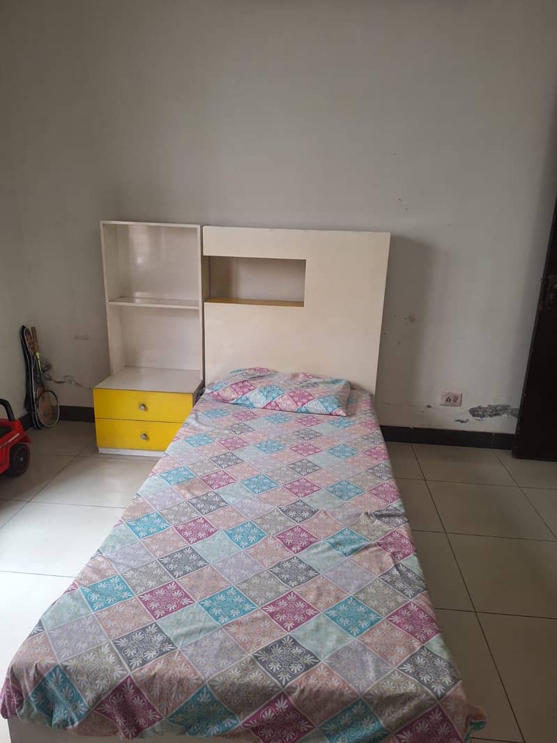 Single bed with Study Table 2