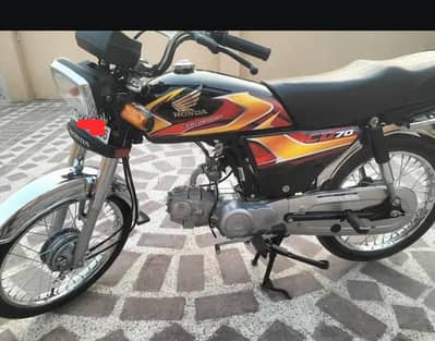 HONDA CD 70 BRAND NEW CONDITION