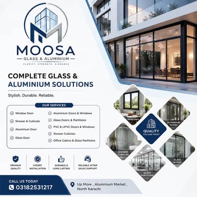 Window Doors - Aluminium Door - Glass Door - Upvc Window - Partition