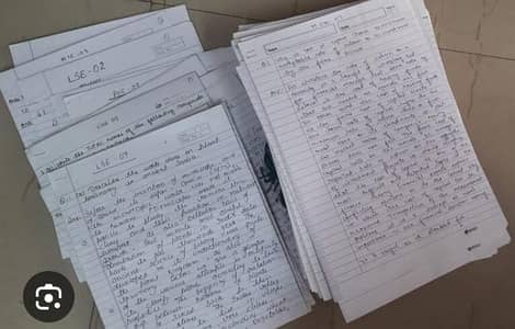 Handwriting Assignment, Typing And Data Entry job Available