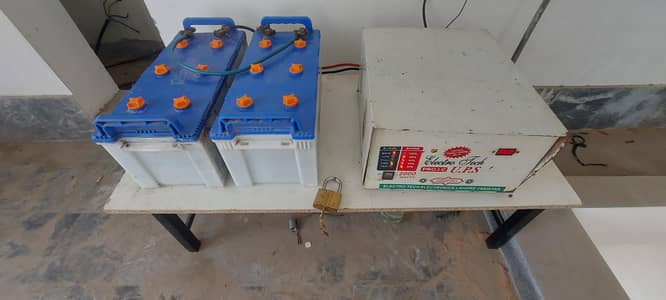 2000 Watts ups + 2 battery AGS  27 plates