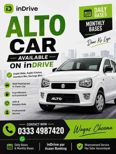  Suzuki Alto Available for Rent on inDrive