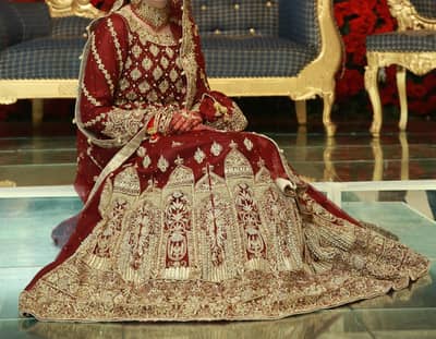 Barat bridel dress