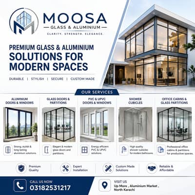 Upvc Door - Aluminium Window - Glass Door - Premium Glass Works