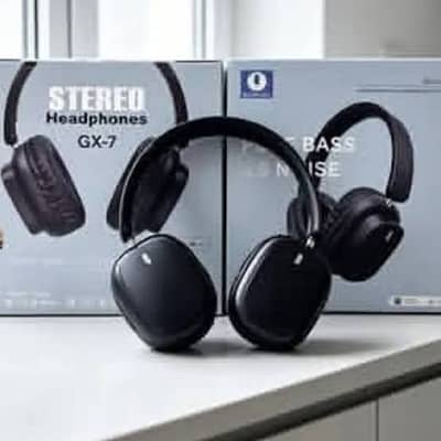 GX-7 Stereo Wireless Headphones with Bass & Noise Reduction