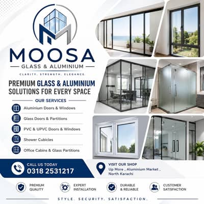 Window Doors - Aluminium Door - Glass Door - Upvc Window - Partition