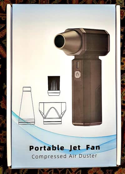 Portable Jet Fan | High-Speed Air Duster | Rechargeable