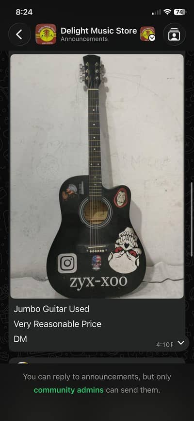 Jumbo Guitar