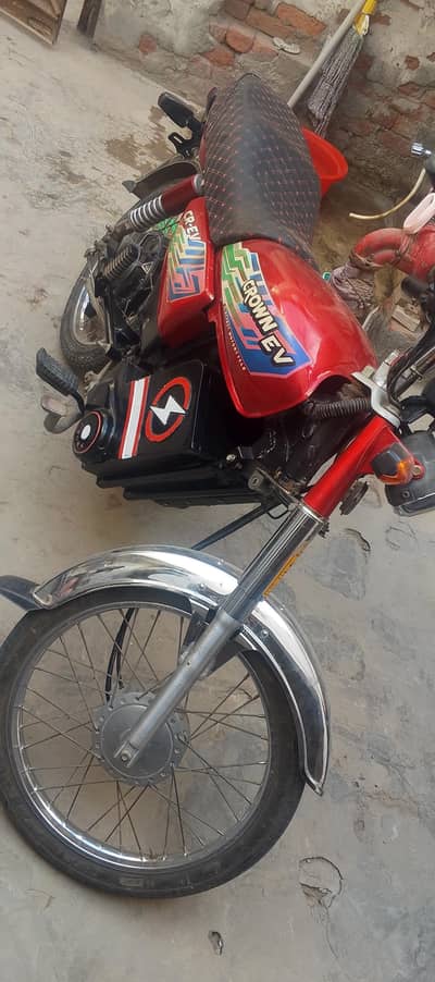crown EV bike All ok