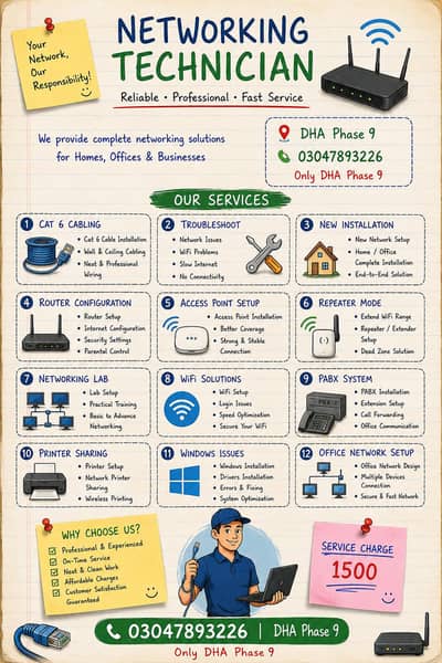 Door-to-Door Networking & CCTV Services