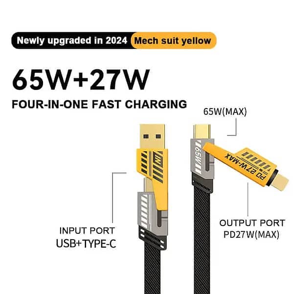 4-in-1 Multi-Function USB Data & Charging Cable 1