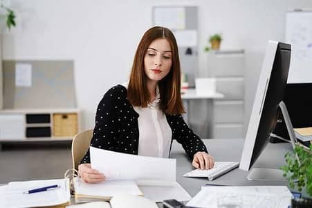 Female assistant required for office handling files