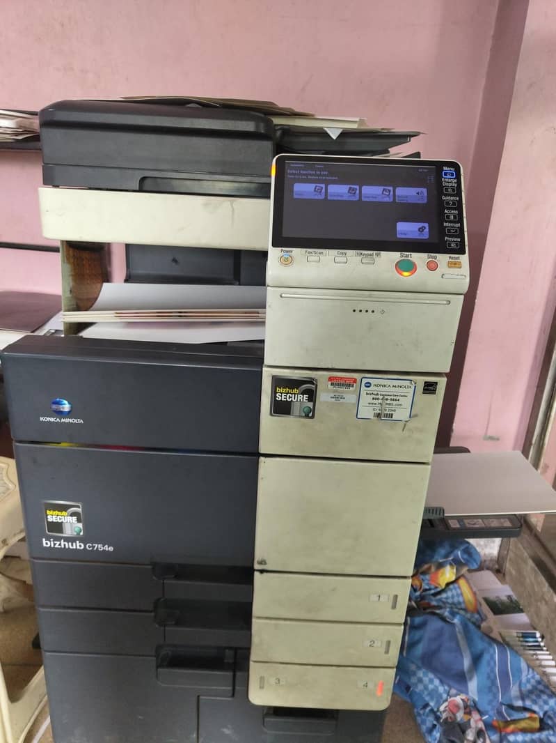 Konica Minolta c754 e 0