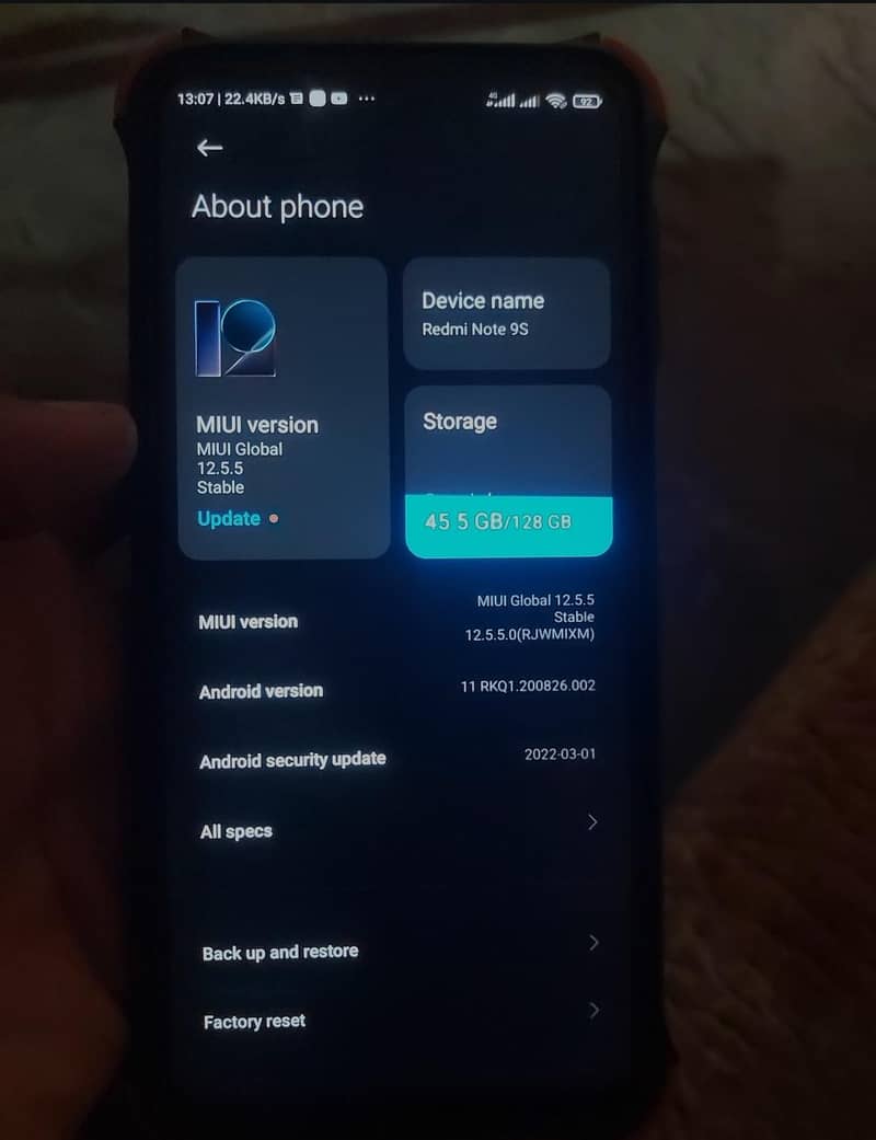 Xiaomi Redmi Note 9S 1