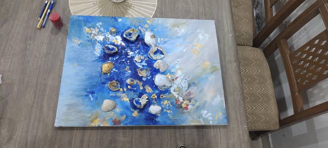 painting sea abstract