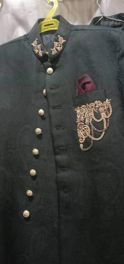 3 black sherwani for sale