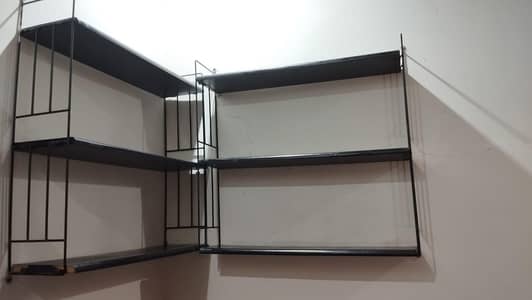 Hanging wooden shelf