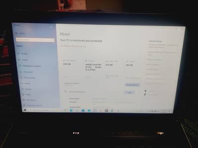 dell vostro 3700 big disply 17.3" 8gb rm 500gb hrd 128gb ssd