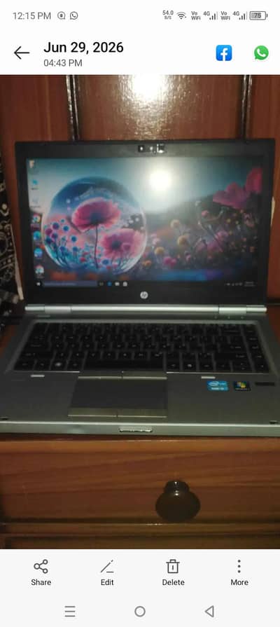 hp laptop with charger