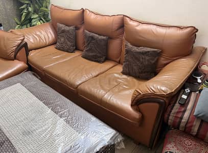 Branded 3 & 1/1 Sofa Set Used