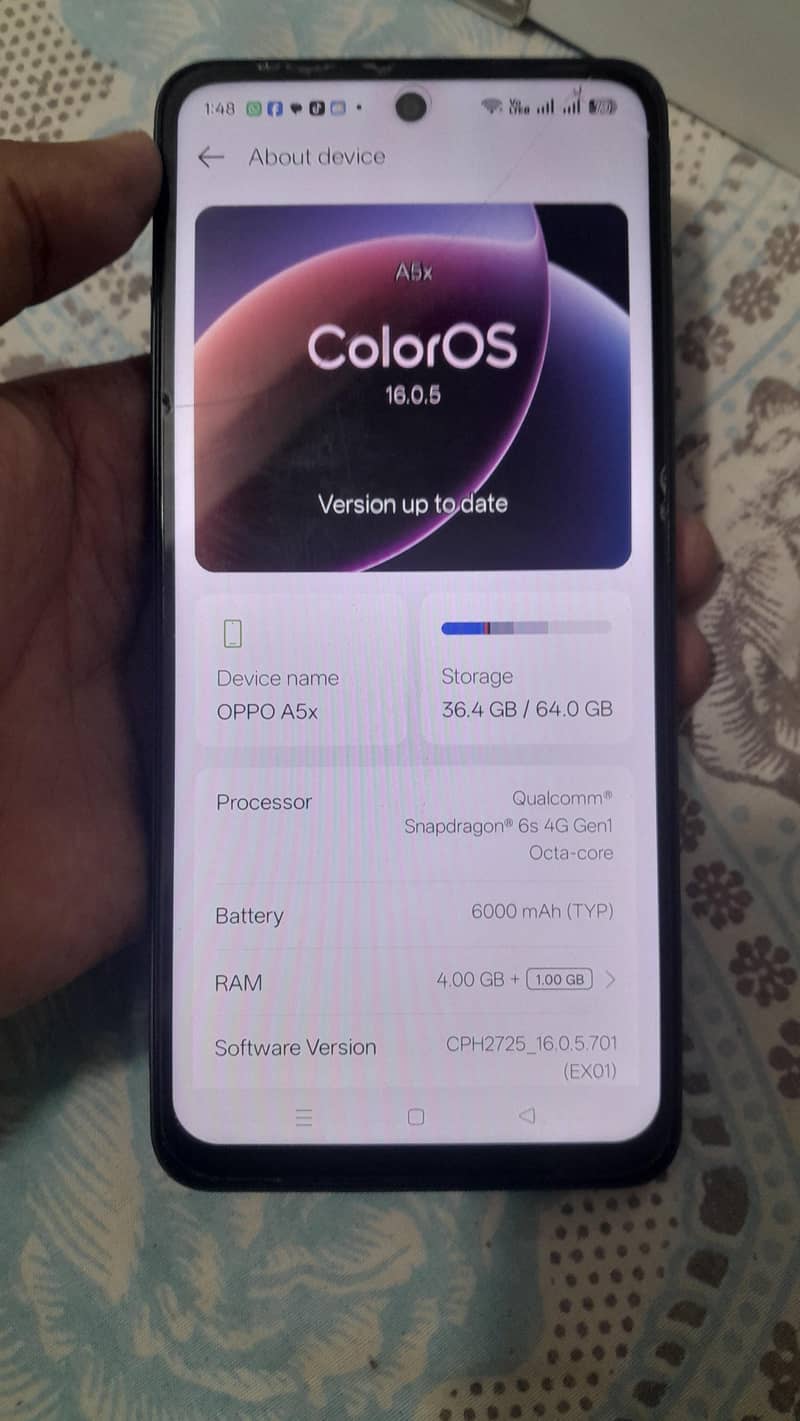 OPPO A5x 0