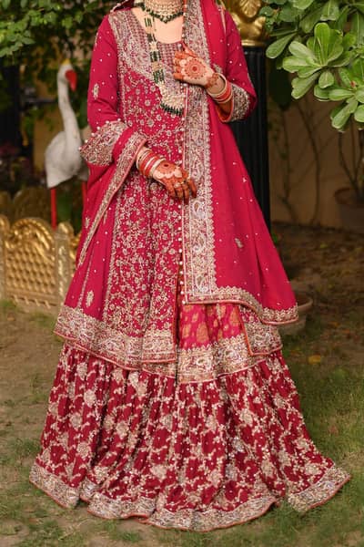 Heavy Bridal farshi sharara / Bridal Dress Like New