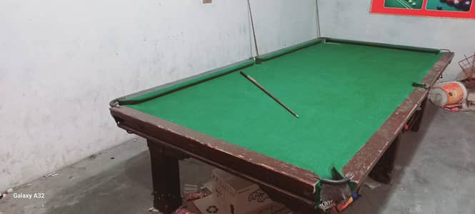 Snooker table for sale with balls and sticks