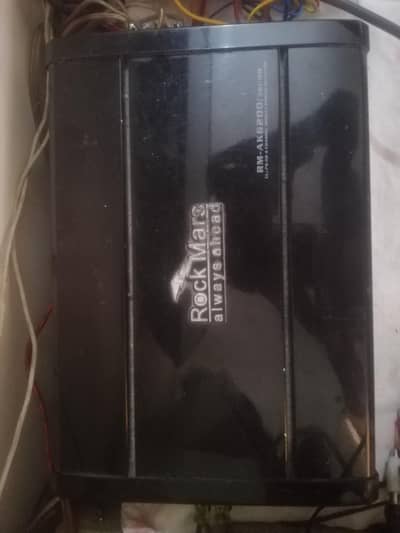 Rockmars Amplifier AK-6200 4 chanel 3800w like new condition
