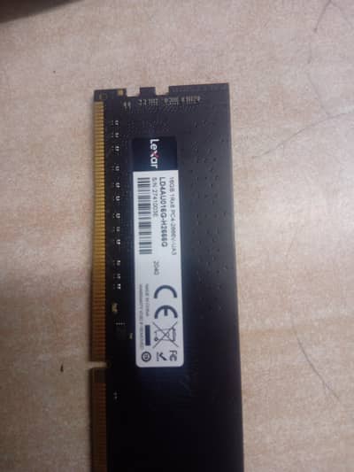 Lexar 16GB DDR4 2666MHz RAM | Urgent Sale | 100% Working