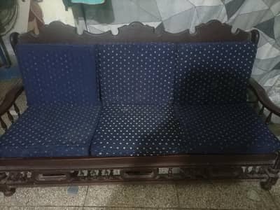 sofa set 5 seater pure wooden