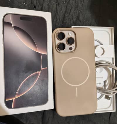 iPhone 16 Pro Max non pta factory unlocked call :  03404223627