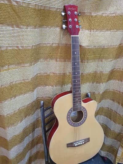 Acoustic Guitar – Perfect Condition | Red & Natural Finish | 6 String
