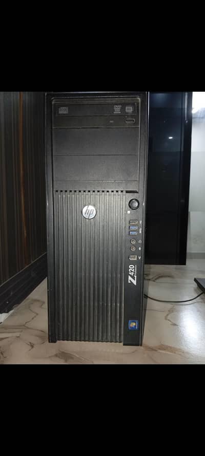 HP Z420 Workstation | 24GB RAM | 128GB SSD + 500GB HDD | Urgent Sale