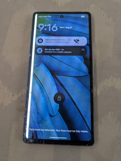 Google Pixel 7a (only front Glass & 1 line due to Fall)
