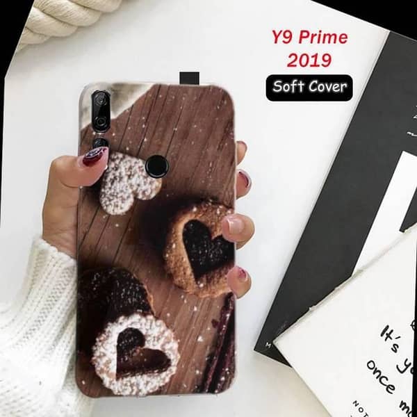 Huawei Y9 Prime 2019 Back Cover - Chocolate Design Soft Silicone Case