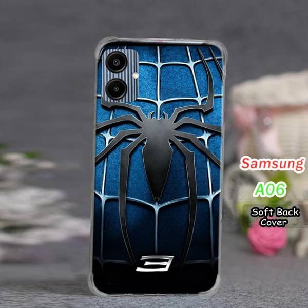 Samsung Galaxy A06 Back Cover with Spider-Man Design: Soft Silicone Case