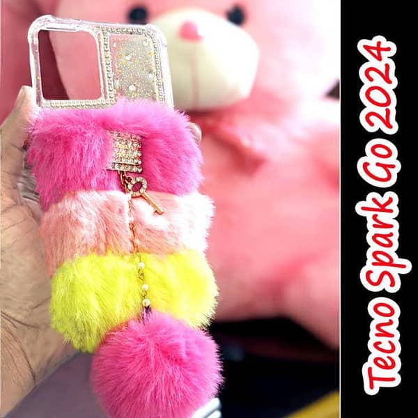 Tecno Spark Go 2024 Back Cover - Fancy Multi-Light Design Soft Silicone Case