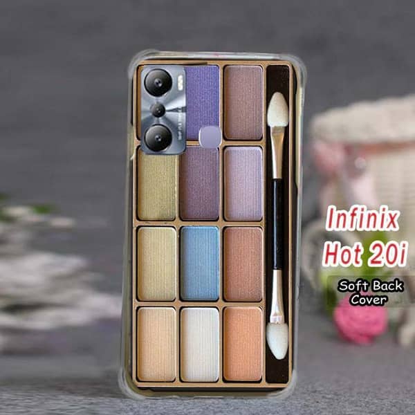 Infinix Hot 20I Back Cover — Makeup Design Soft Silicone Case