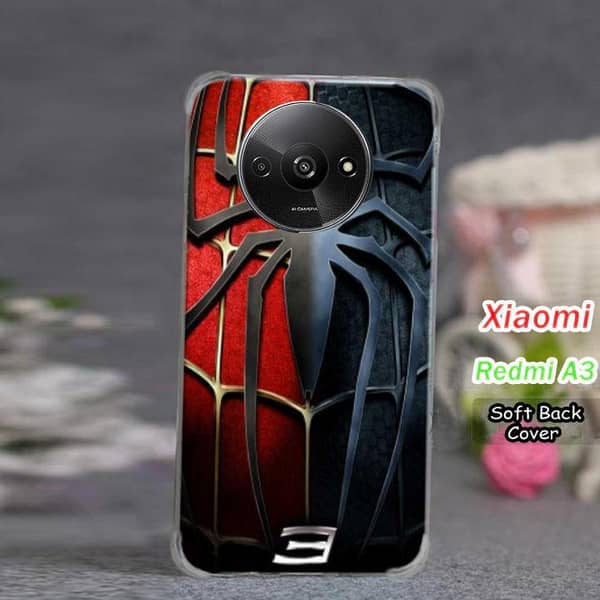 Xiaomi Redmi A3 Back Cover with Spider-Man Design — Soft Silicone Case