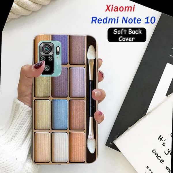 Xiaomi Redmi Note 10 Back Cover – Makeup Print Soft Silicone Case