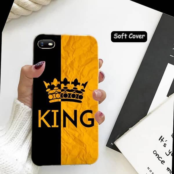 Real Me C2 Back Cover by King Design — Soft Silicone Case